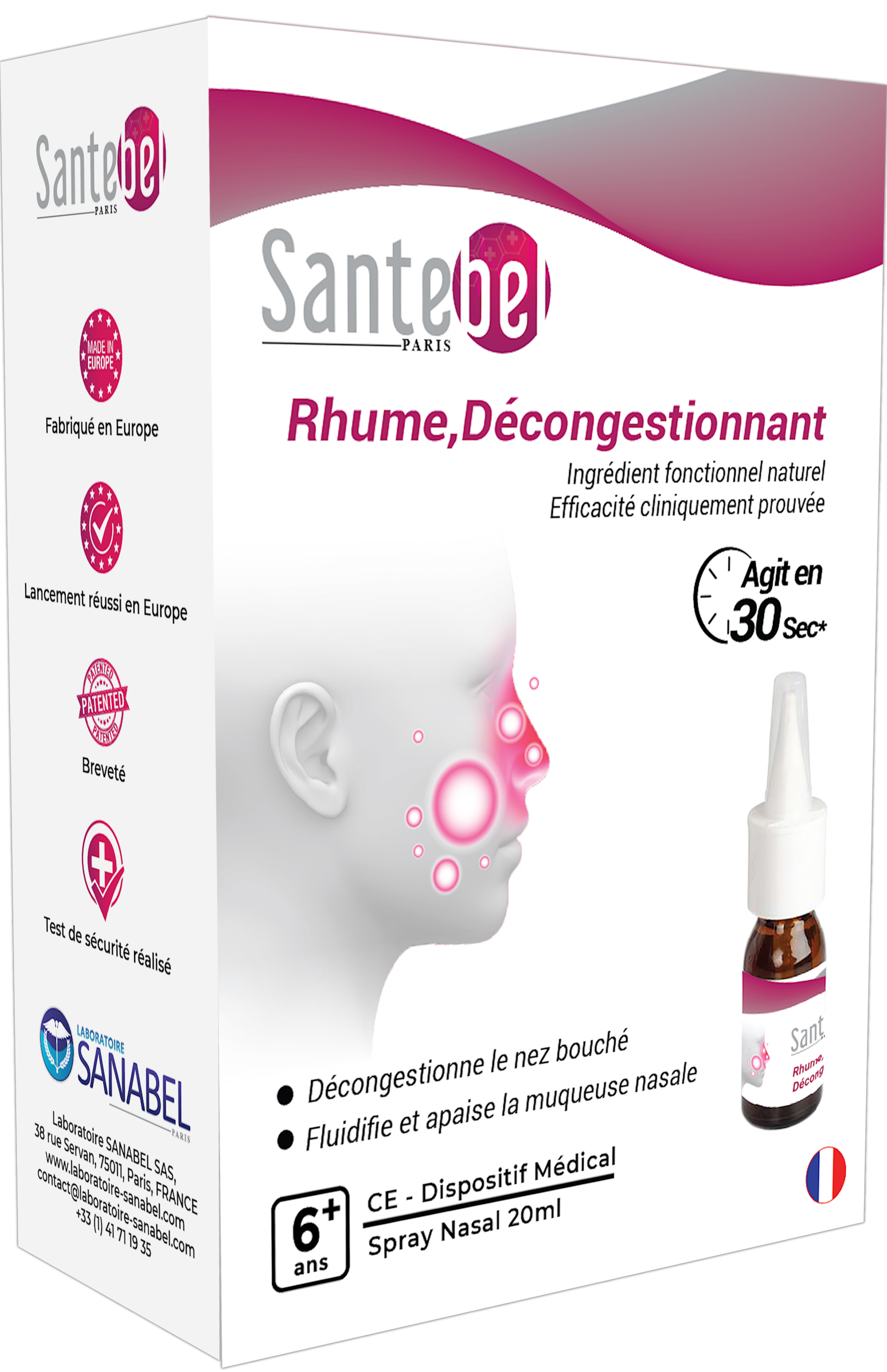 SANTEBEL Flu, Decongestionant