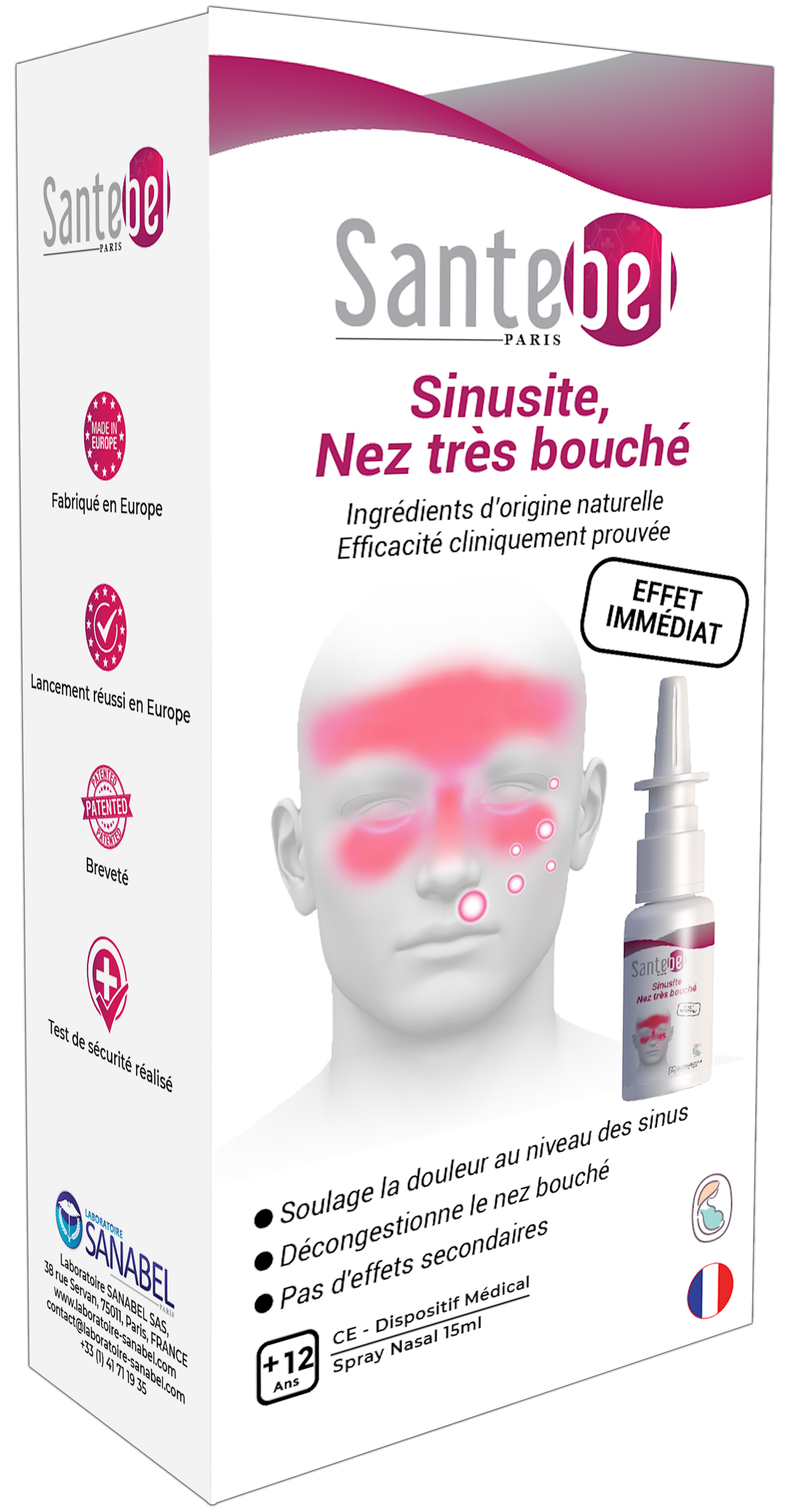 SANTEBEL Sinusitis, Very Blocked Nose